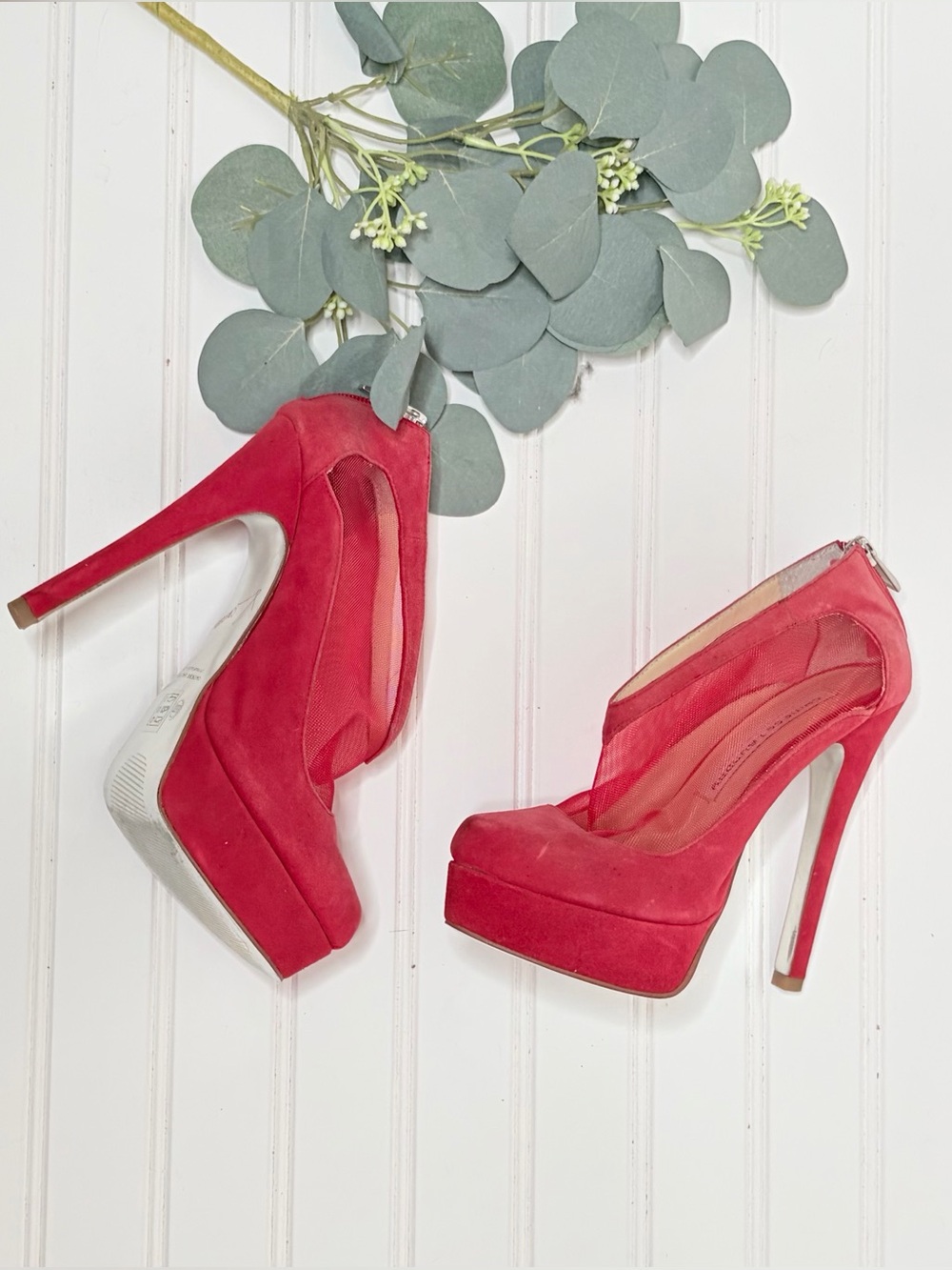Chinese Laundry Kristin Cavallari Letizia Mesh Stiletto Heels Y2K